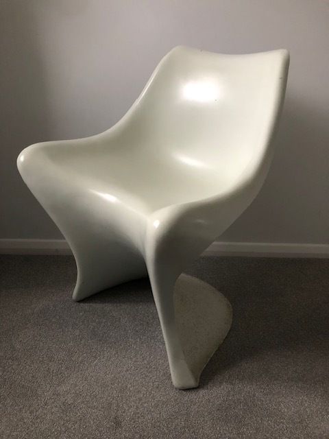 Early Fibreglass Chairs  Dated 1971 By H G Dunn (Later Heals Of London) photo 100.0