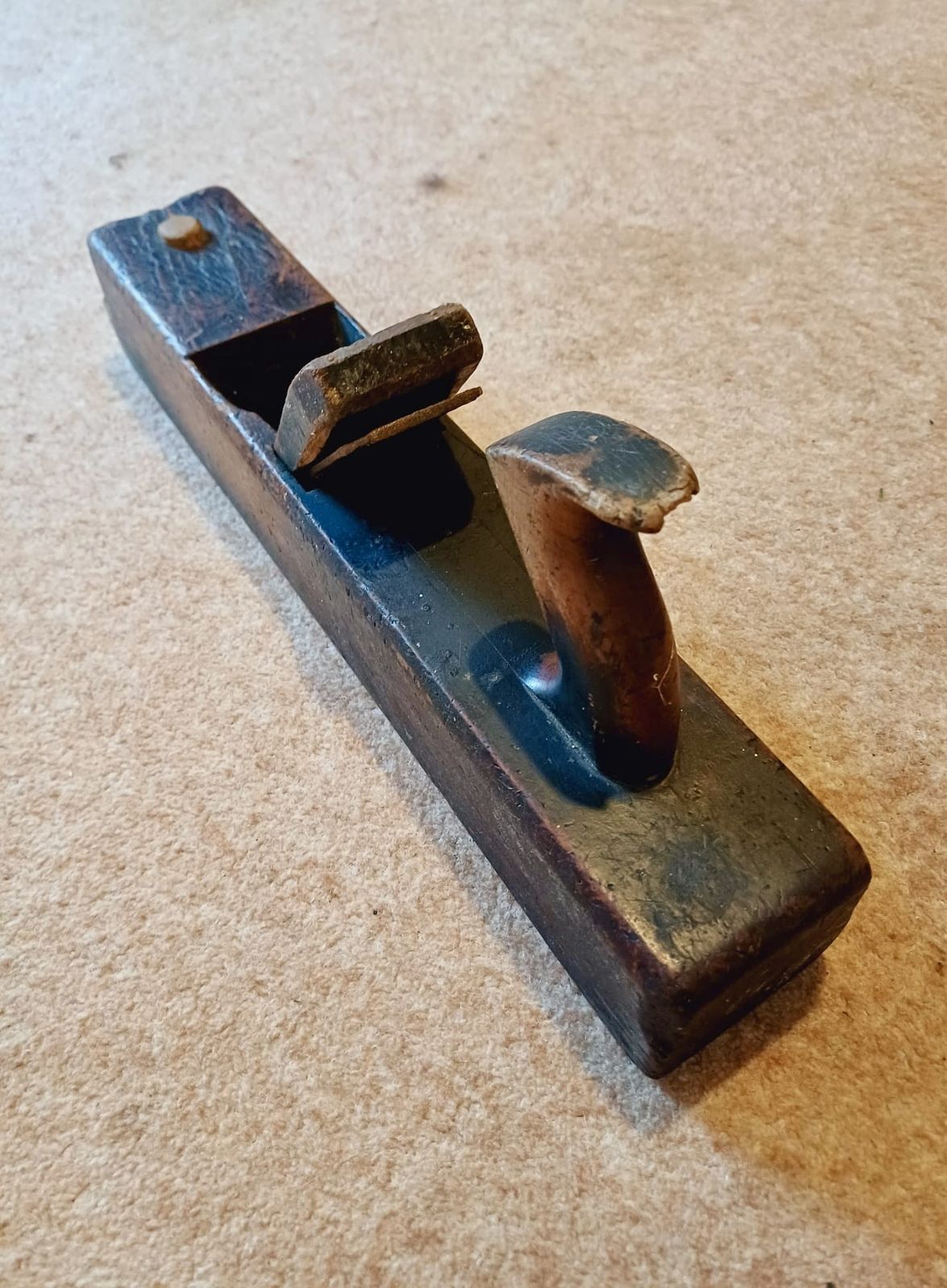 Antique Wood Plane – Rare Double Bladed Example (A. Mathieson & I. Sorby)