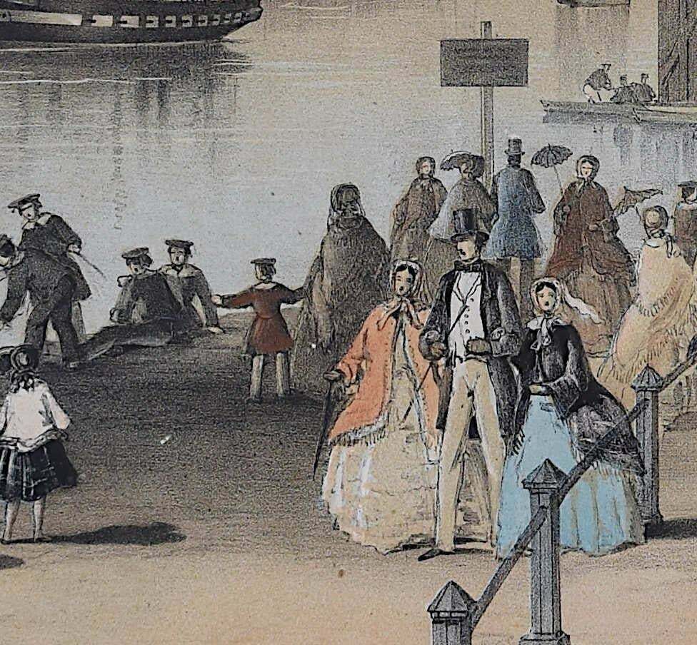 Rudolph Ackermann, Crystal Palace, View From The North Bank Of The Serpentine 1851 photo furniture