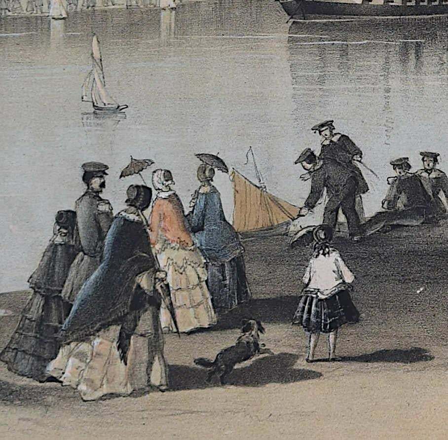 Rudolph Ackermann, Crystal Palace, View From The North Bank Of The Serpentine 1851 photo 690.0