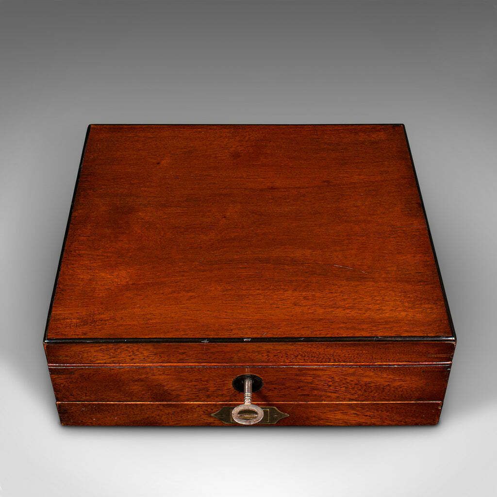Antique Artist's Paint Box, English, Carry Case, Winsor & Newton, Late Victorian photo for sale