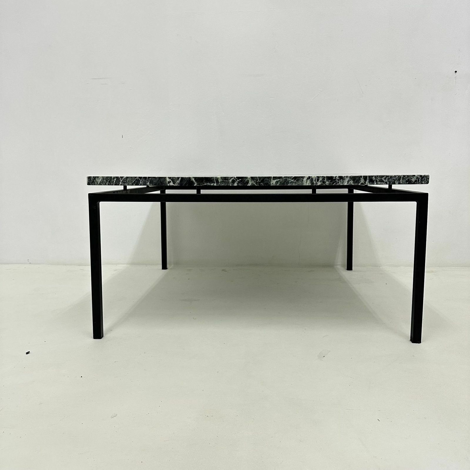 Mid Century Modern Salontafel Met Groen Marmer, Jaren 1970 photo buy