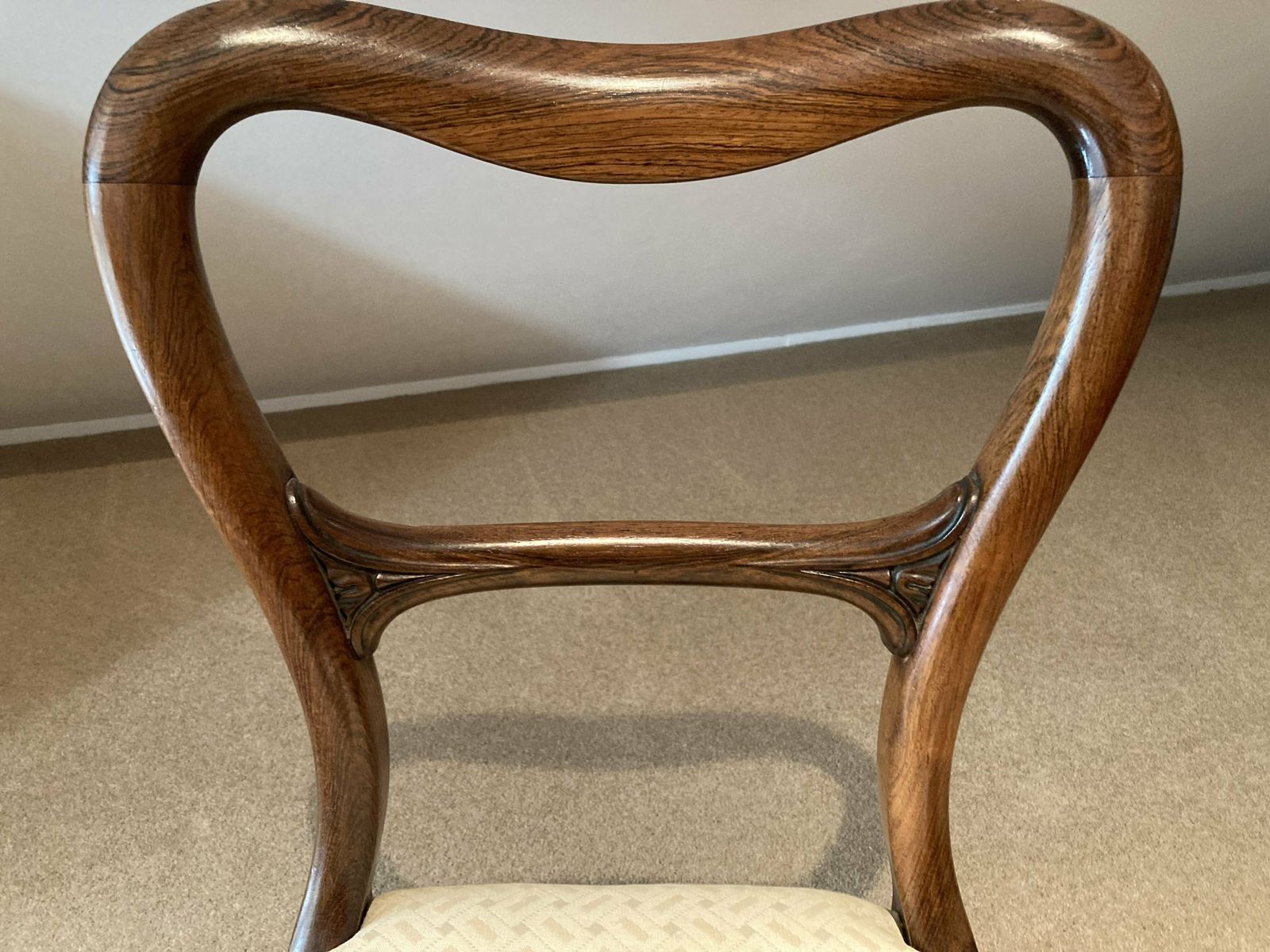 Set Of 6 William IV Kidney Back Chairs In Rosewood , Circa 1835 photo for sale