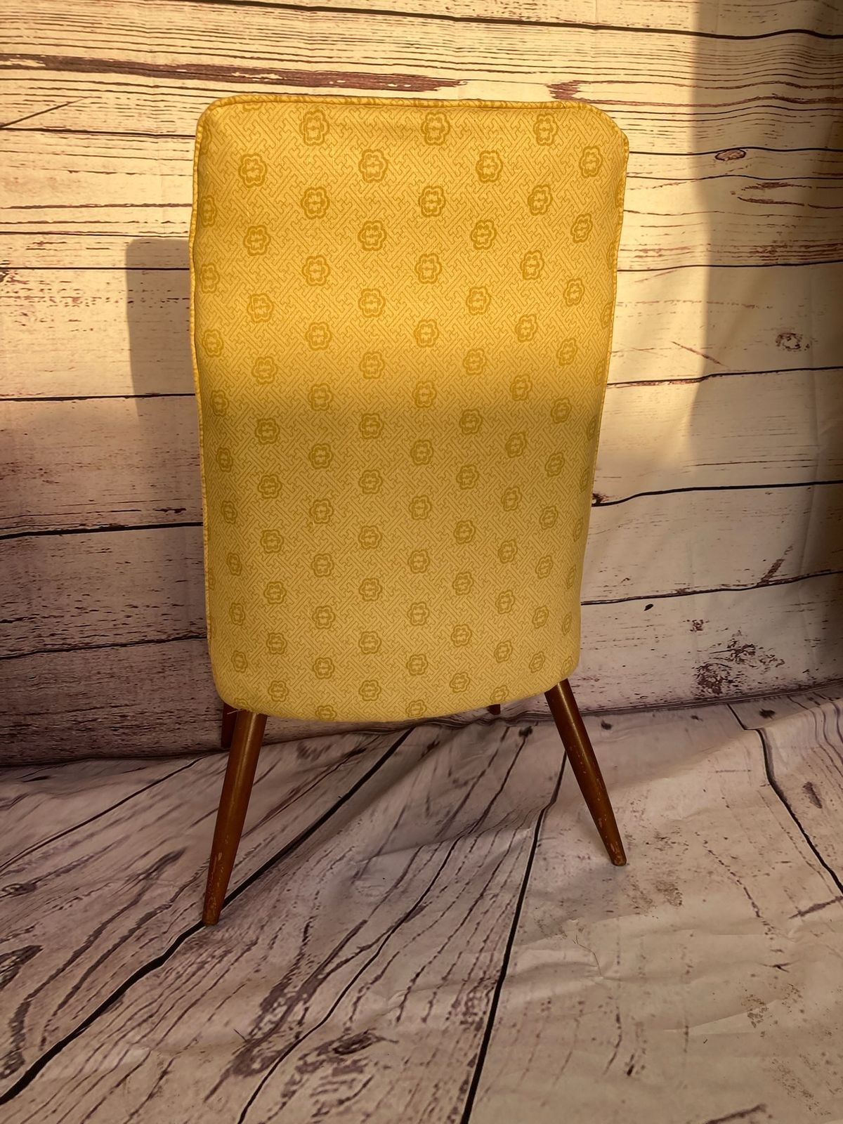 1950's Metal Framed Cocktail Chair In Gp & J Baker Fabric photo vinterior