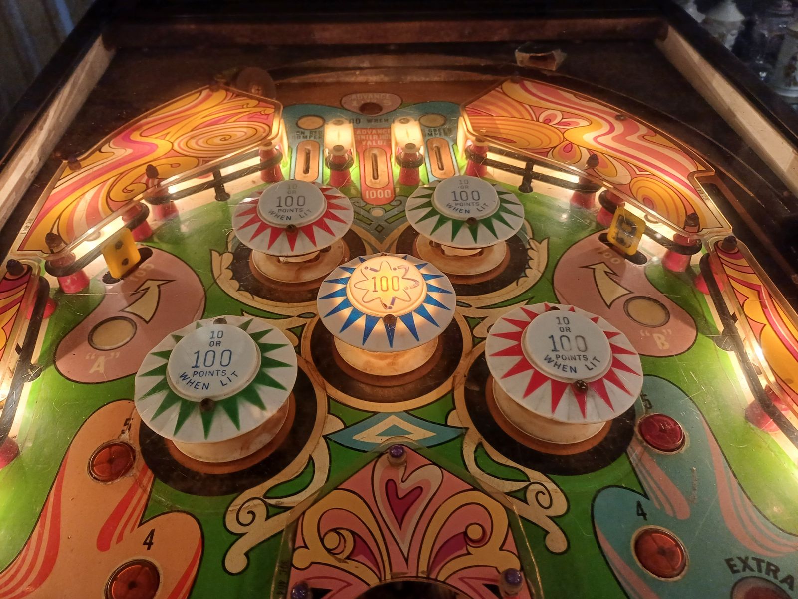 Home Decor Pinball Machine Williams Honey 1972 photo