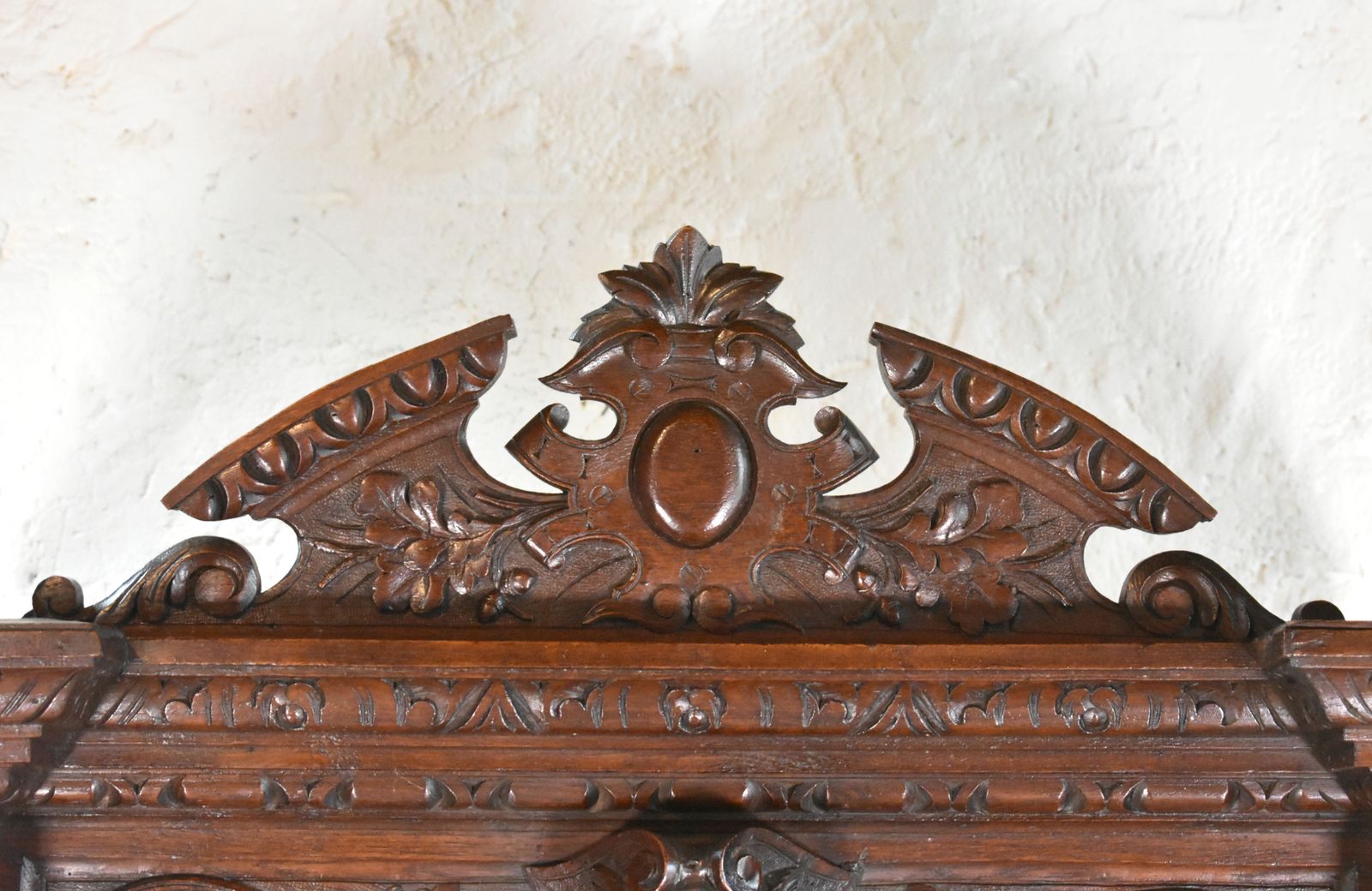French Oak Hunt Display Cabinet Louis XIII Style photo vinterior