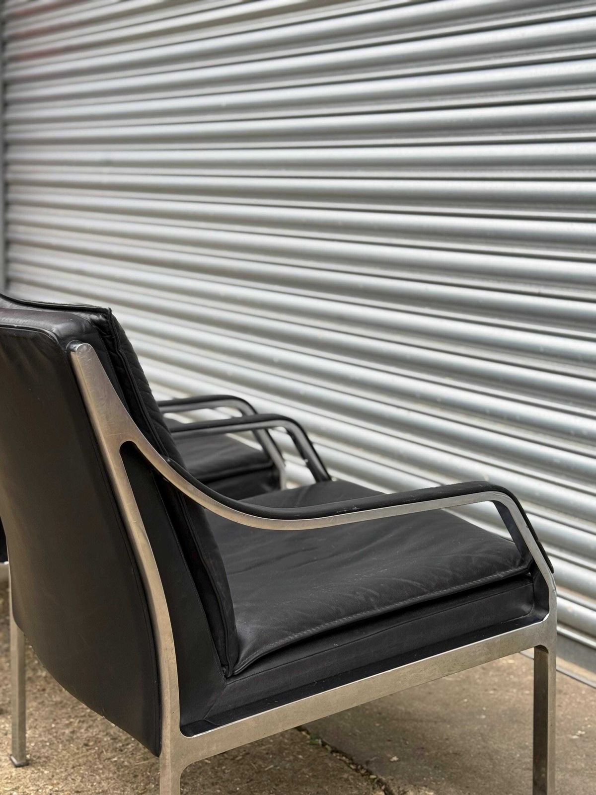 Steel & Leather Armchair By Preben Fabricius For Walter Knoll photo vinterior