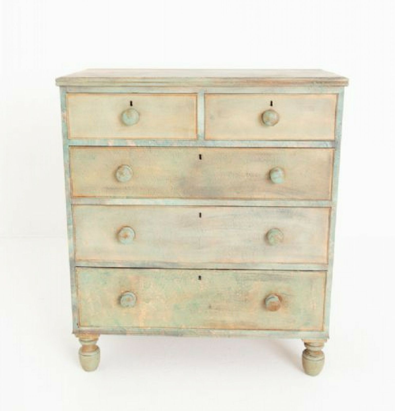 Victorian Painted Chest Of Drawers 1860 photo for sale