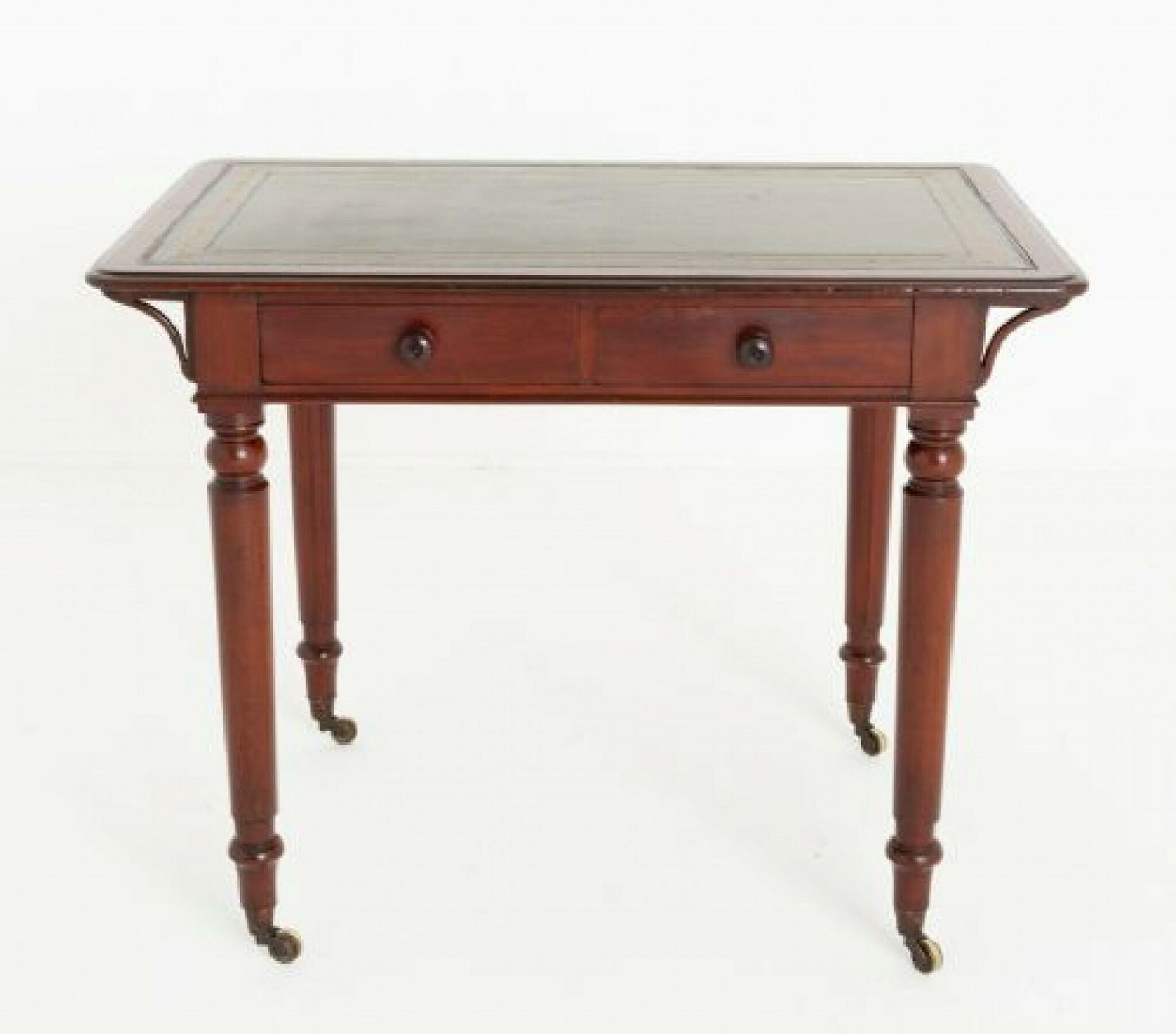 Victorian Writing Table Mahogany Desk Holland And Sons 1870 photo furniture