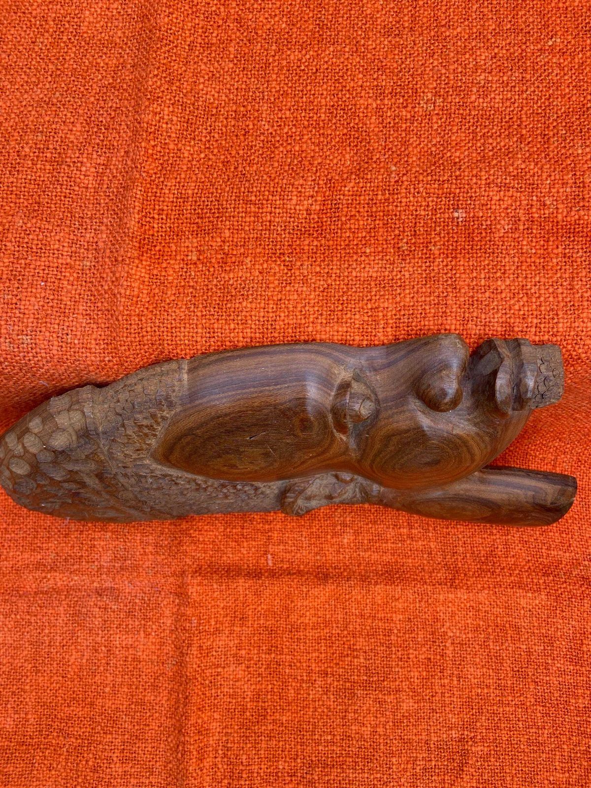 photo furniture Vintage African Hand Carved Wood Faces, Pair Of African Sculptures, Ethnic Art, Wooden Wall Art