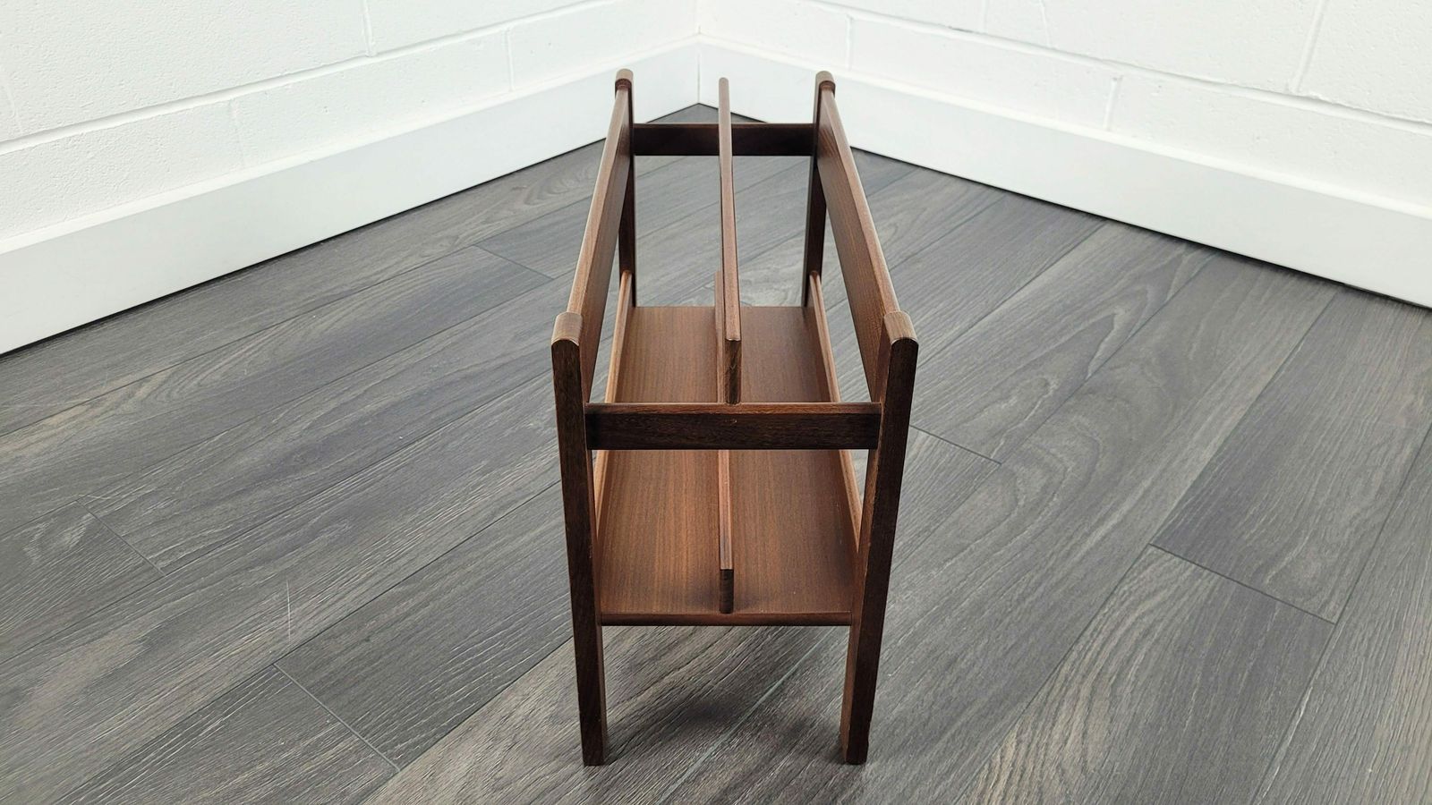 Magazine Rack, 1960s, Teak, Vintage photo Home Decor