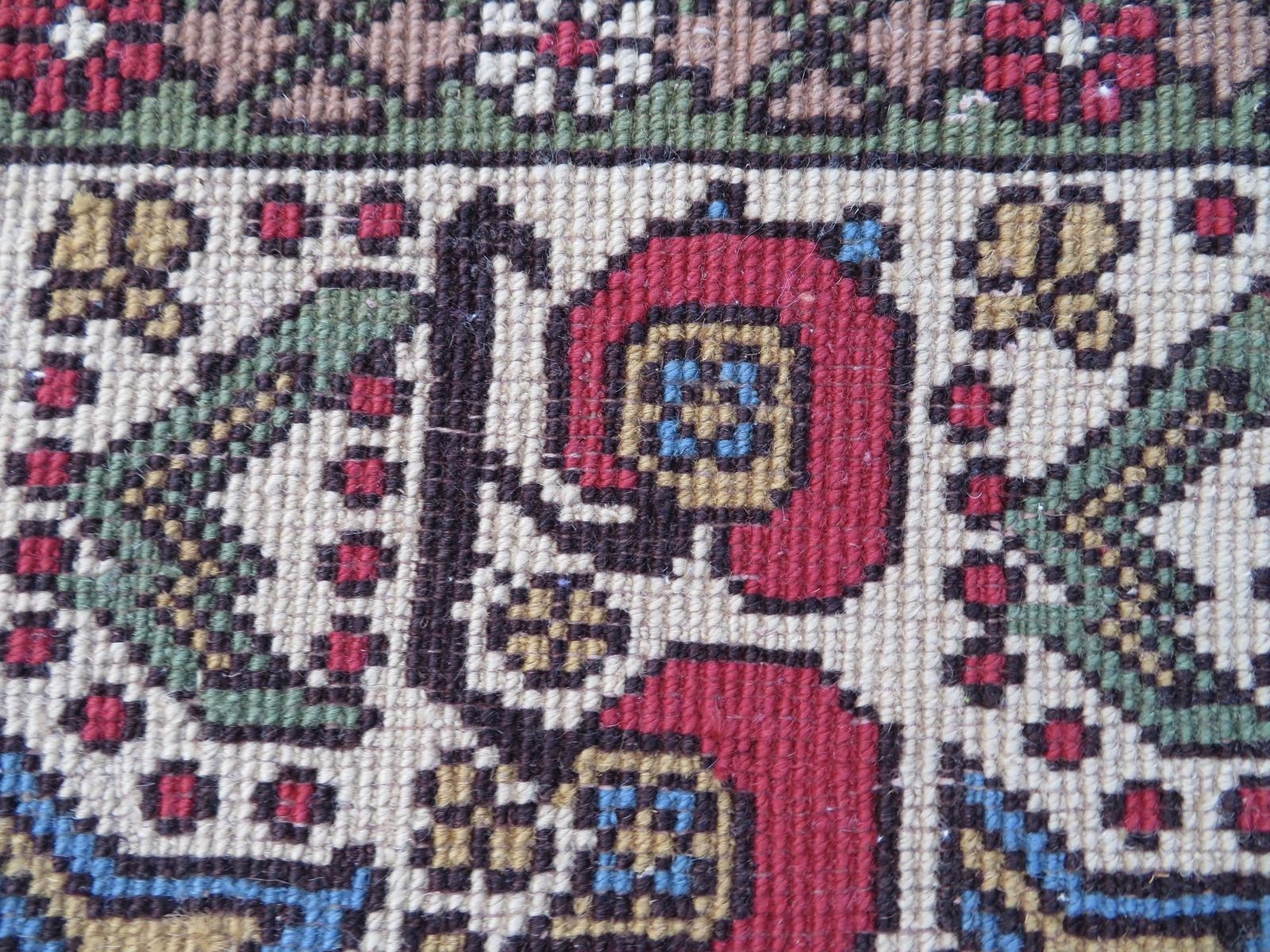 photo for sale Attractive Antique Turkish Kula Ghiordes Village Prayer Rug. West Anatolia. 158cm X 99cm.
