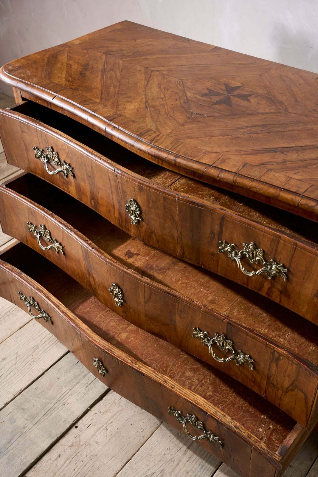Rare 18th Century Maltese Olive Wood Chest Of Drawers photo buy