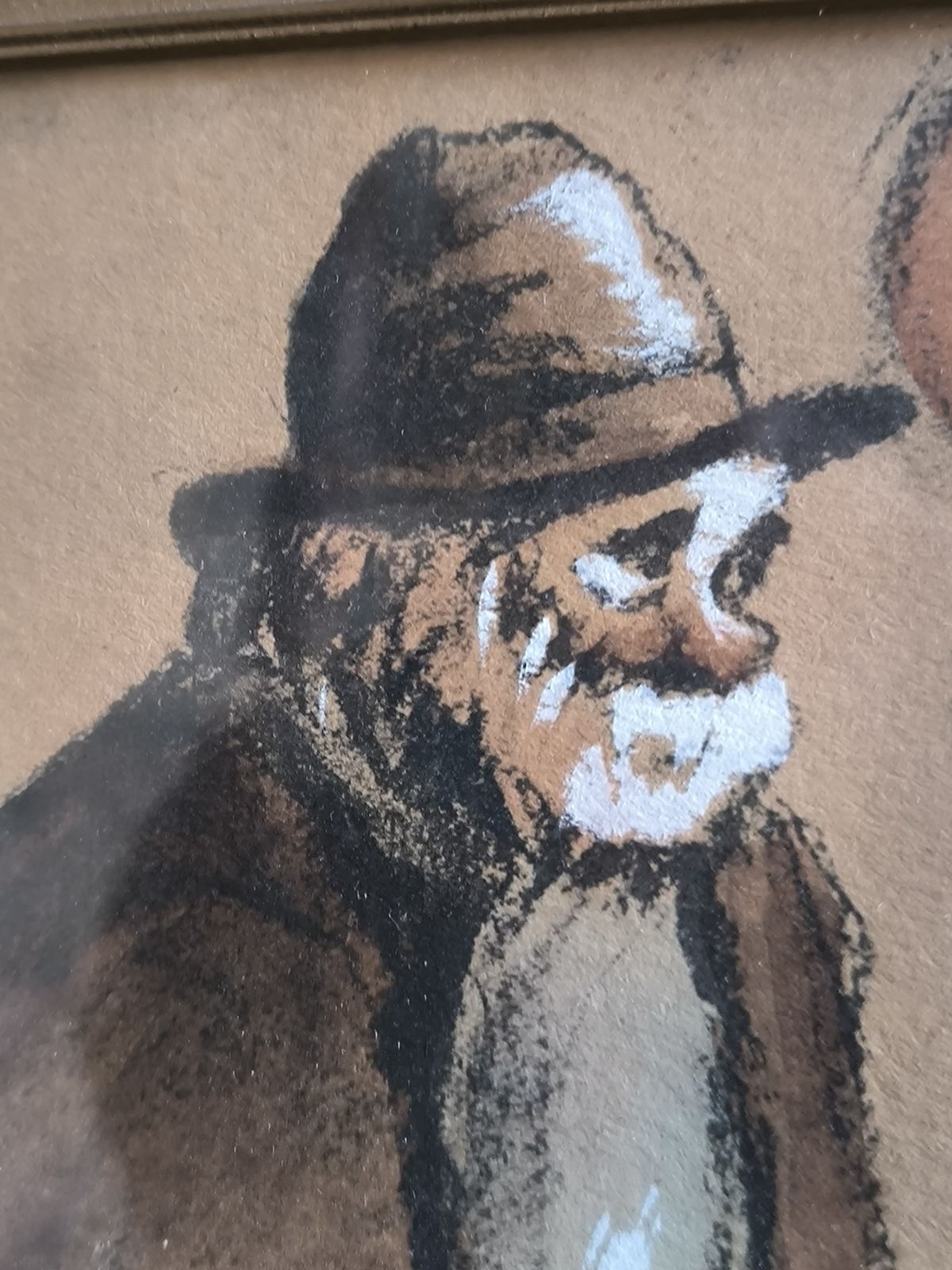 'The Balloon Seller' Pastel By French Artist Georges Tournon (1895   1961) photo furniture