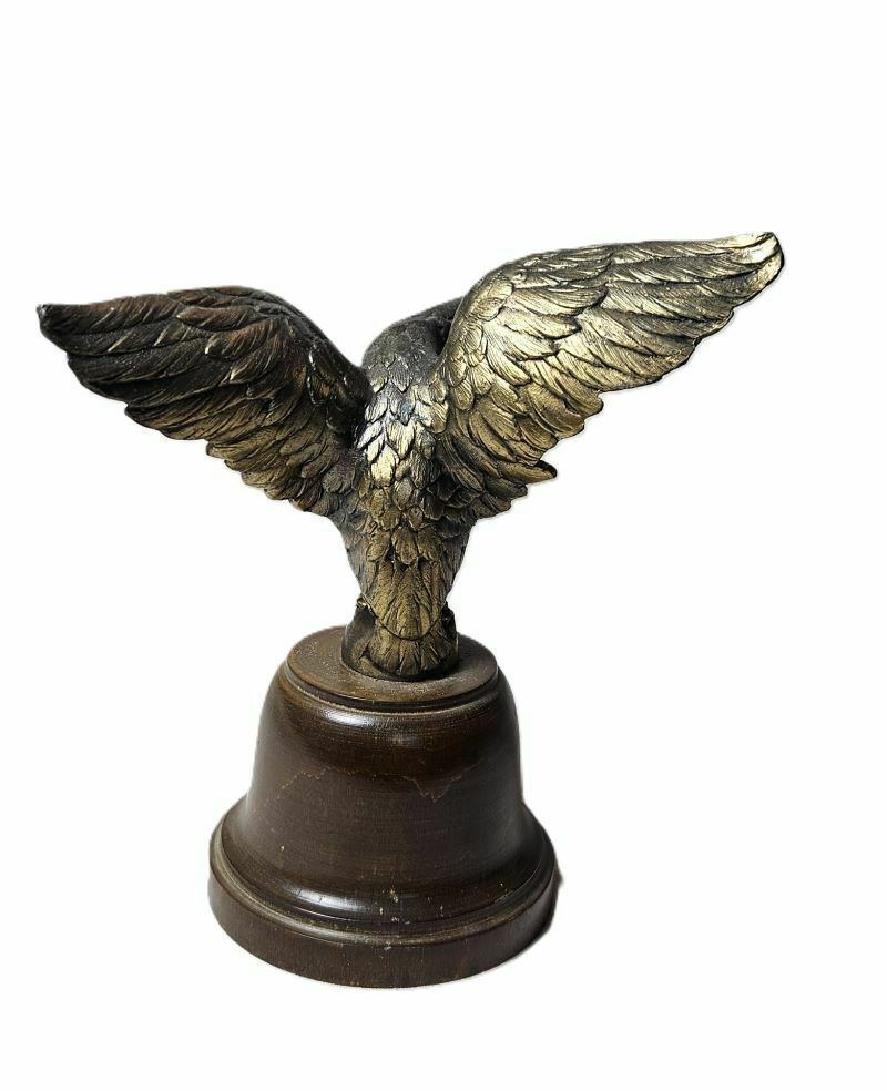 Antic Pocket Wrist Watch Holder In A Form Of An Eagle With Outstretched Wings photo Home Decor