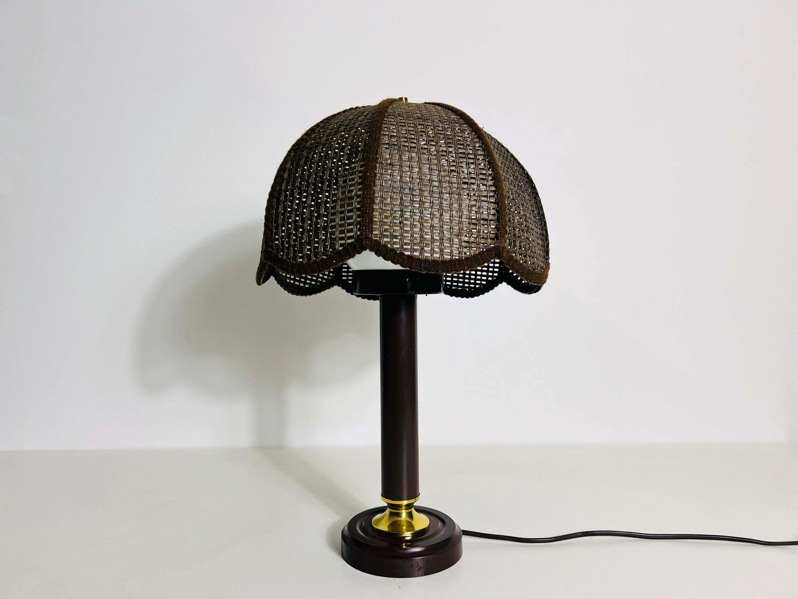 Midcentury Wooden Table Lamp In The Style Of Temde, Circa 1970 photo 567.0