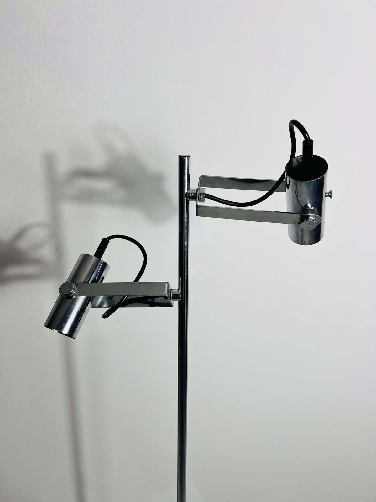 Midcentury Chrome Floor Lamp, Germany, 1970s photo vinterior