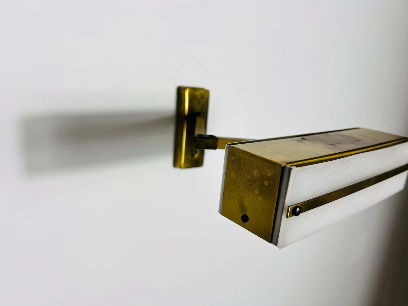 photo vinterior Midcentury Pair Of Brass Wall Lamps By Paul Neuhaus, 1960s
