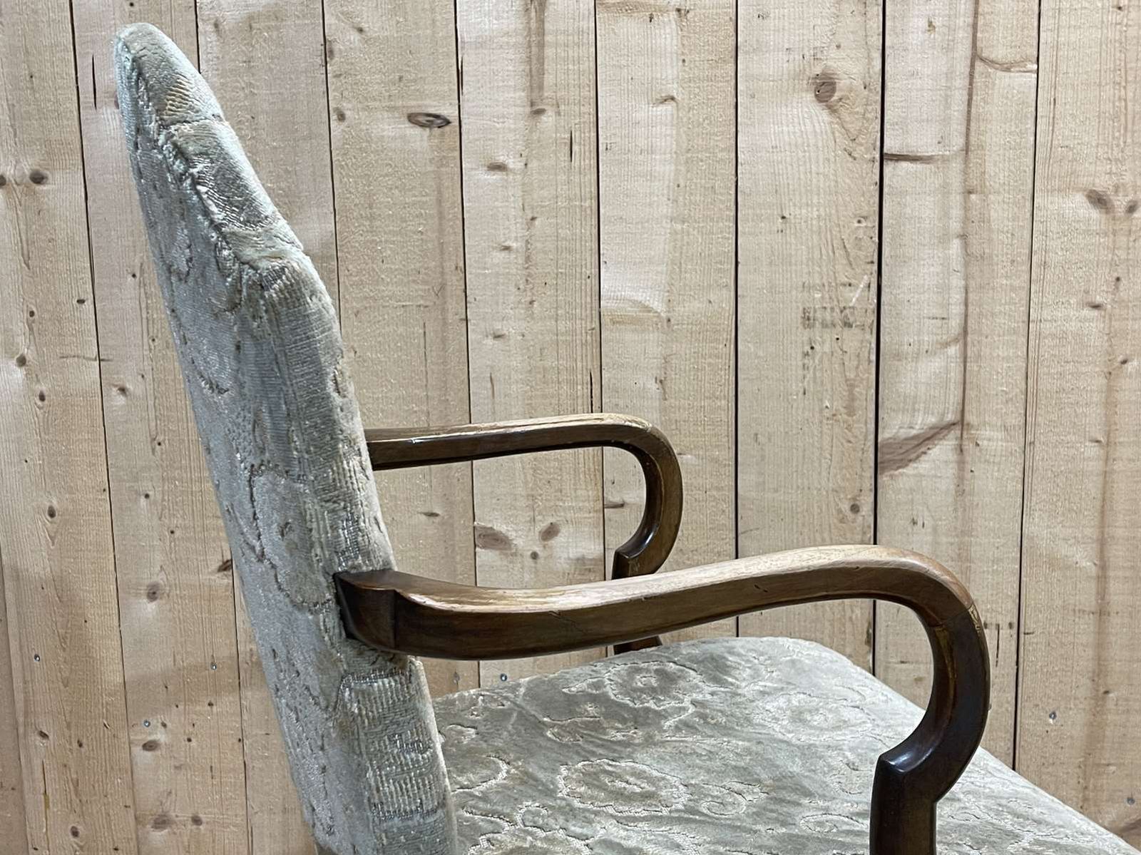 Pair Of Chippendale Walnut Armchairs From The 1930s photo buy