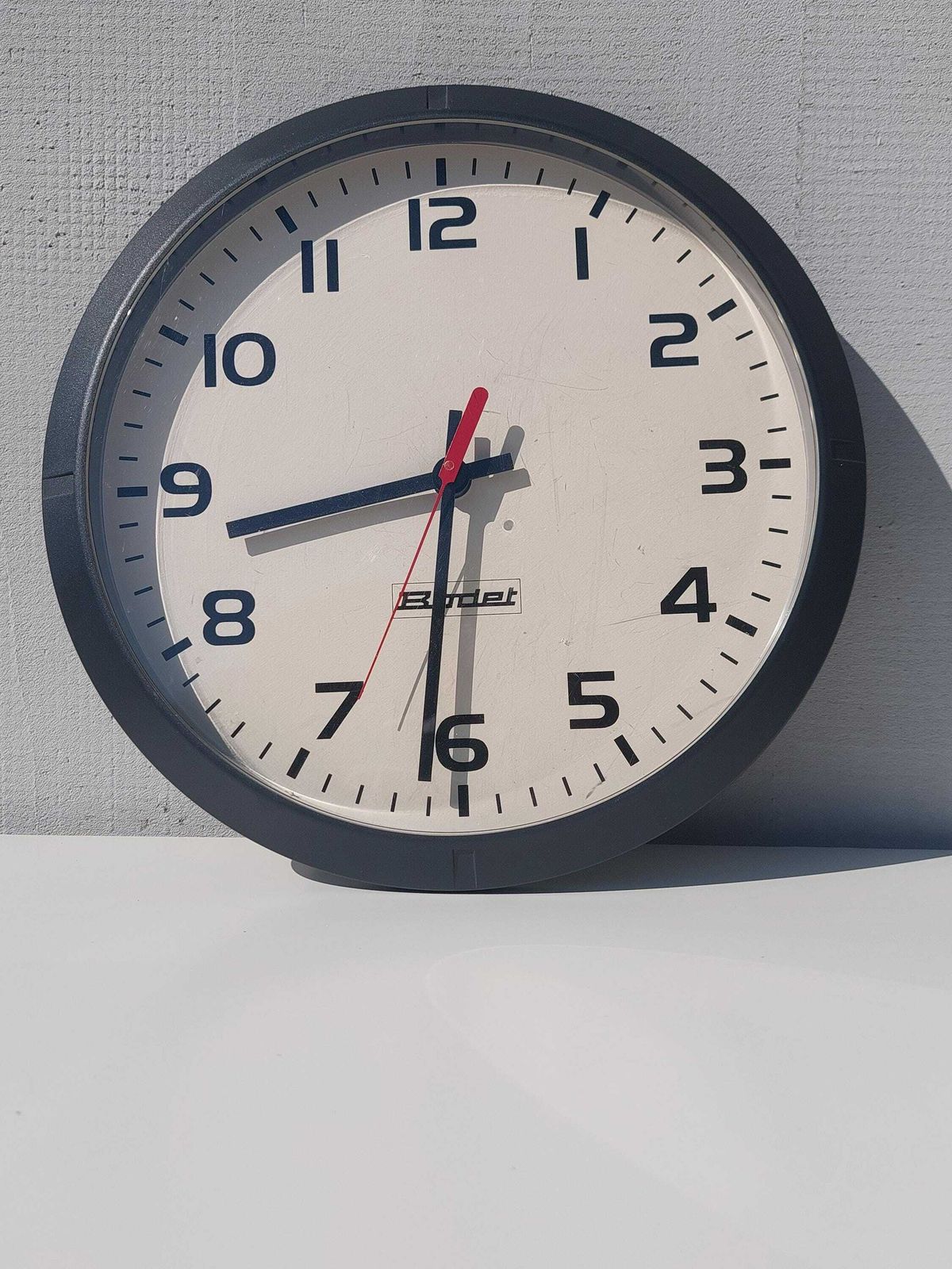 Retro Wall Clock / Space Age Wall Clock / Mid Century Modern Wall Clock / Retro Modern Interior / Bodet Clock / 1980s photo furniture