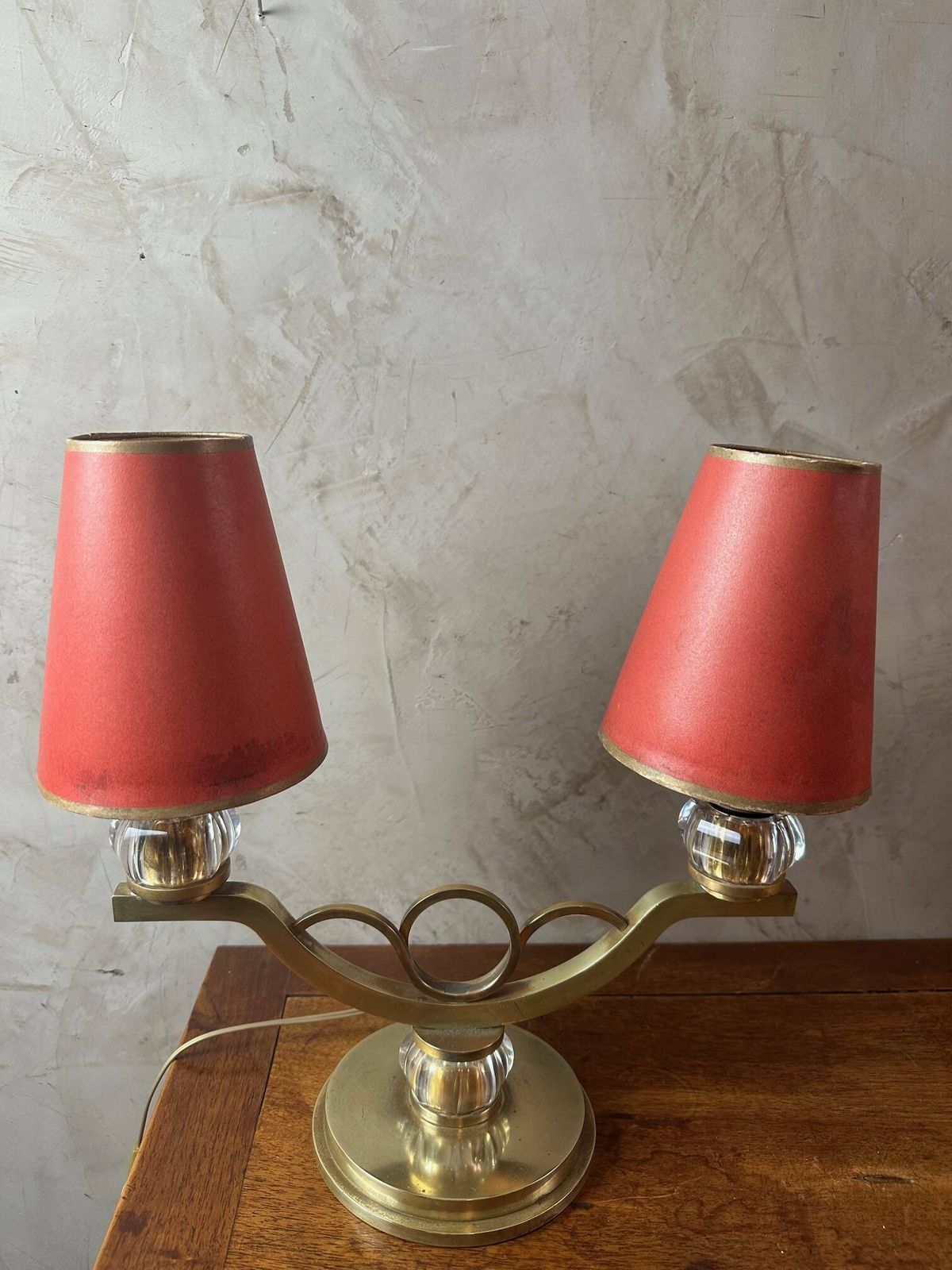 Pair Of 1950 Lamps, 1950s, Vintage photo 402.0