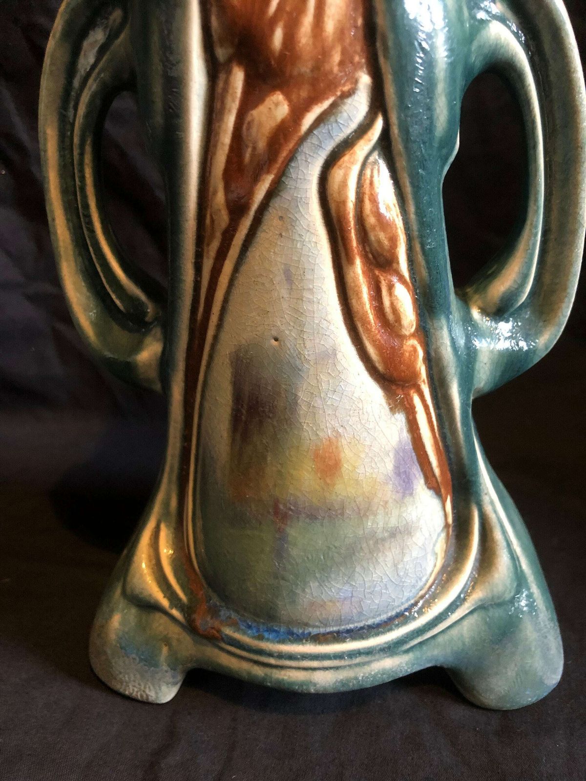 Bretby Art Nouveau Vase, 1800s photo 160.0