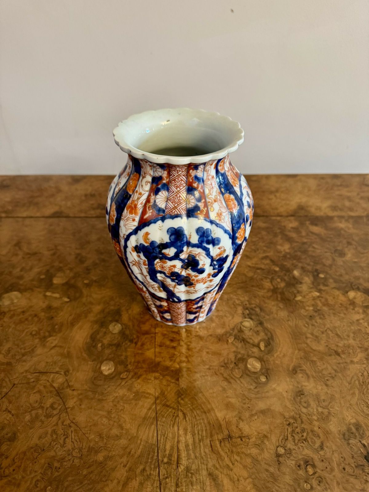 Wonderful Pair Of Antique Japanese Imari Shaped Vases photo vinterior