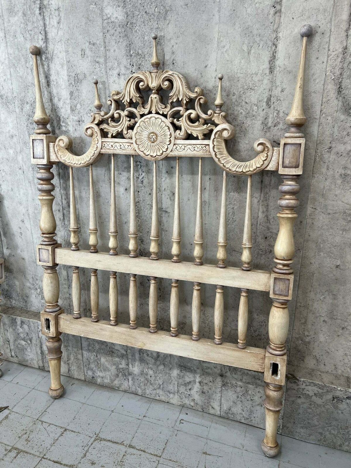 Shabby Chic Italian Style Single Bed Frame photo for sale