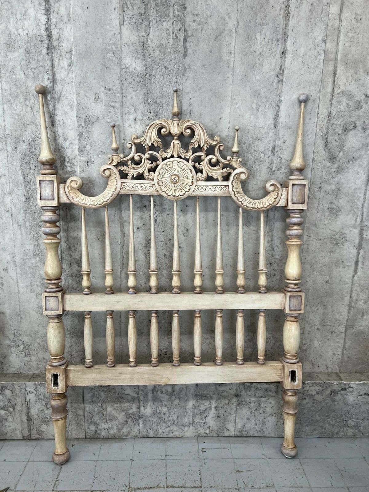 Shabby Chic Italian Style Single Bed Frame photo Furniture