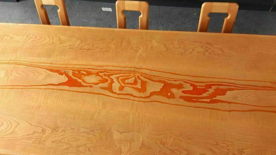 Bespoke George Ingham Ash Dining Table And Chairs photo furniture