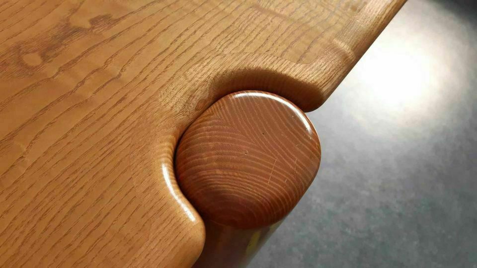 photo for sale Bespoke George Ingham Ash Dining Table And Chairs