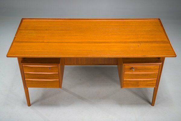 Danish Teak Desk By Peter Lovig Nielsen For Hedensted Mobelfabrik, 1972 photo 2511.0