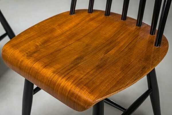 Fanett Dining Chairs Attributed To Ilmari Tapiovaara, 1960s, Set Of 5 photo vinterior