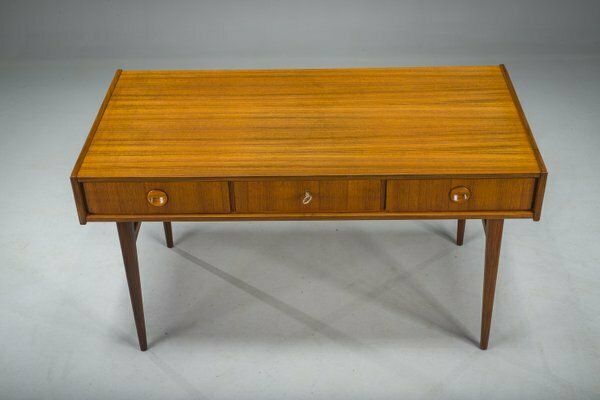 Mid Century Teak Desk Attributed To Bartels Works, 1960s photo buy