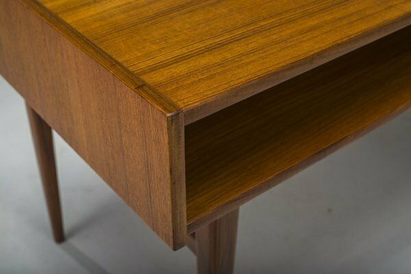 Furniture Mid Century Teak Desk Attributed To Bartels Works, 1960s photo