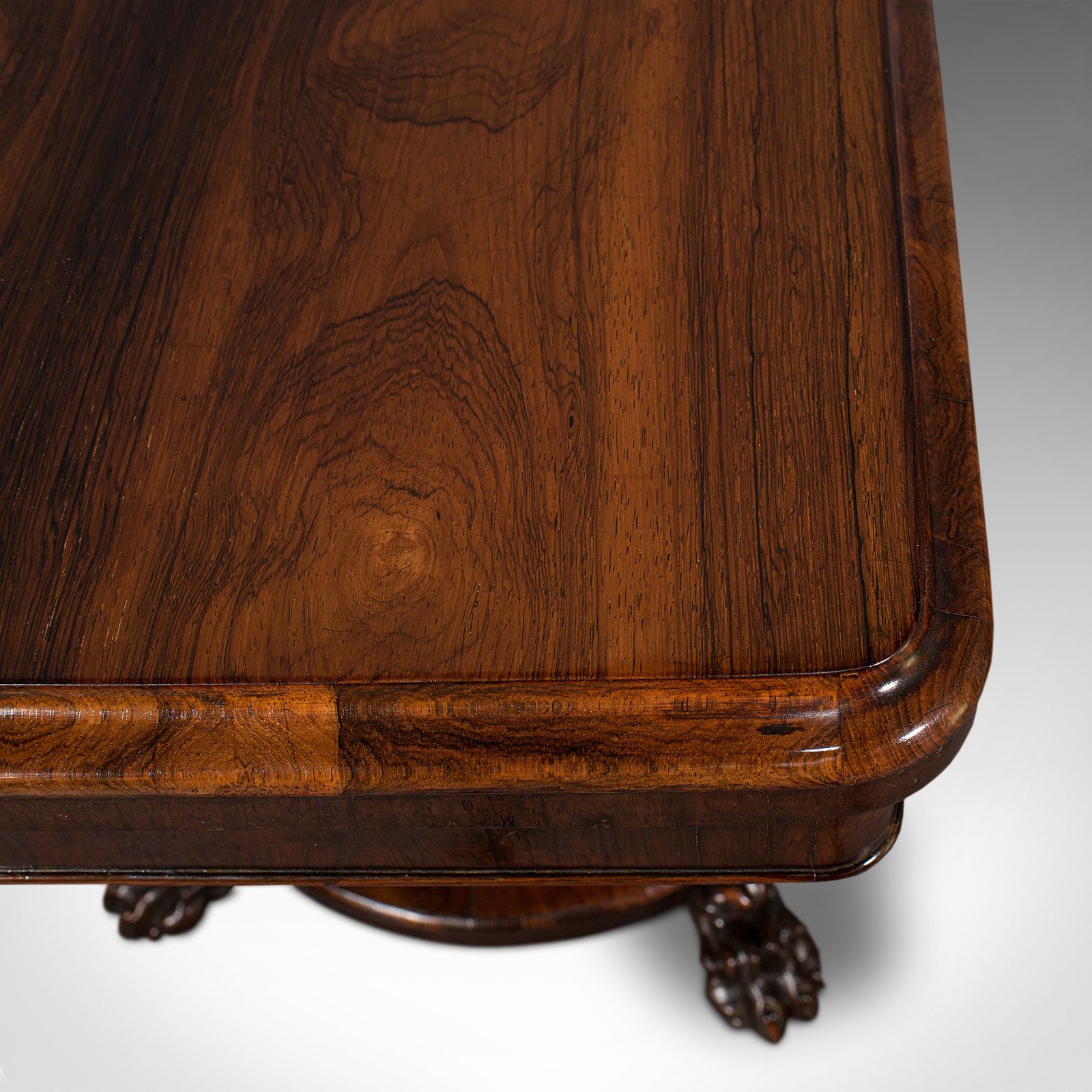 Folding Card Table, Rosewood, Games, Bridge, Newly Restored, Victorian photo Furniture