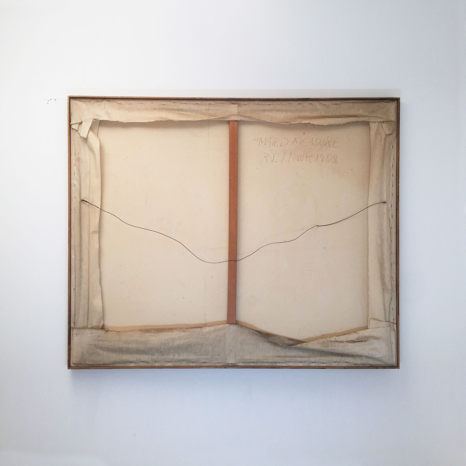 Richard Frank 'Mated Measure' Painting, Oil On Canvas 1980s Miami Palm Springs USA photo buy