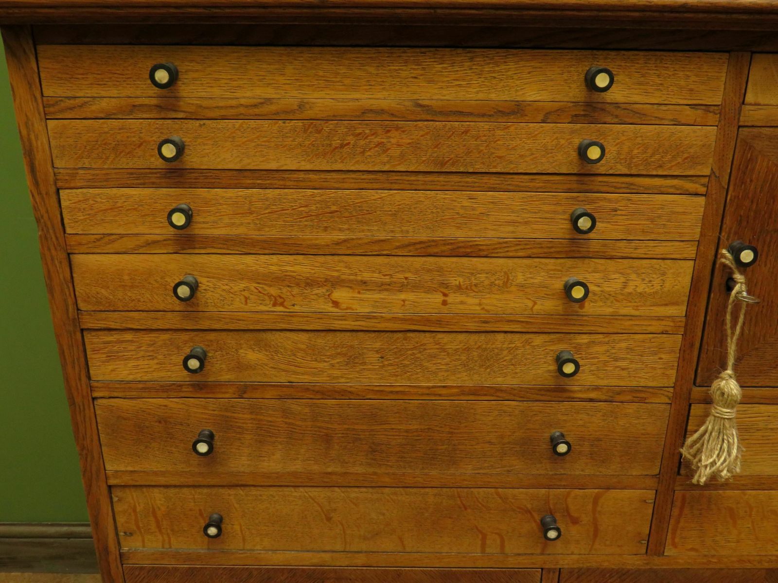 Antique Collectors Dentists Chest, With Stained Glass, Fully Restored photo 975.0