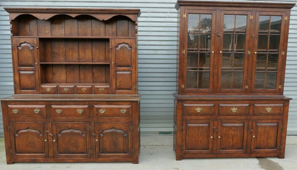 Artisan Hand Made Period Oak Style Dresser photo vintage