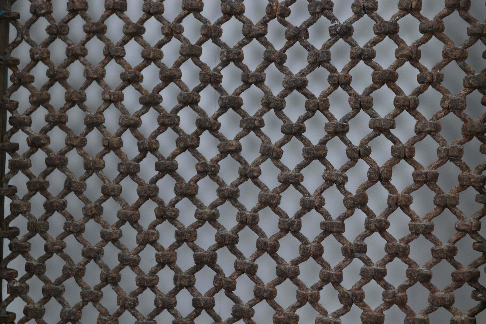 photo for sale Early 19th Century Indian Wooden Jali Window From Rajasthan
