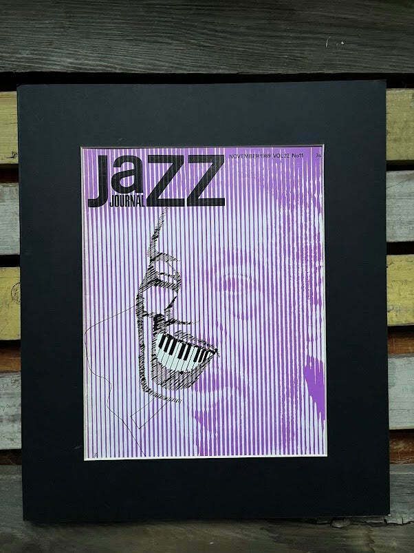 Vintage Jazz Journal Magazine Cover Artwork   November 1969