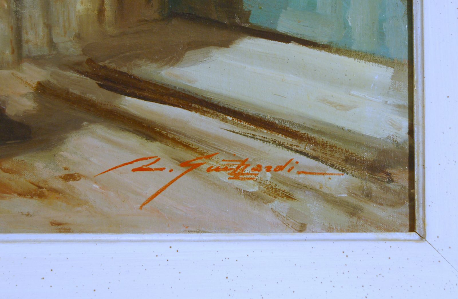Rialdo Guizzardi ( Milano 1920 ) Oil On Canvas / The Telegraph Messenger photo buy