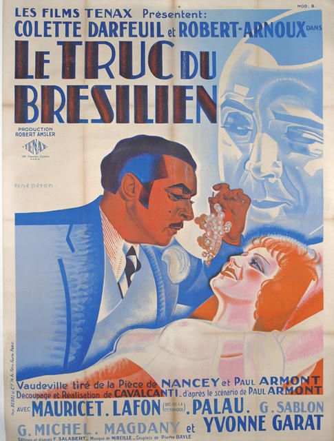 Le Truc Du Bresilien , Original French Movie Poster 1932