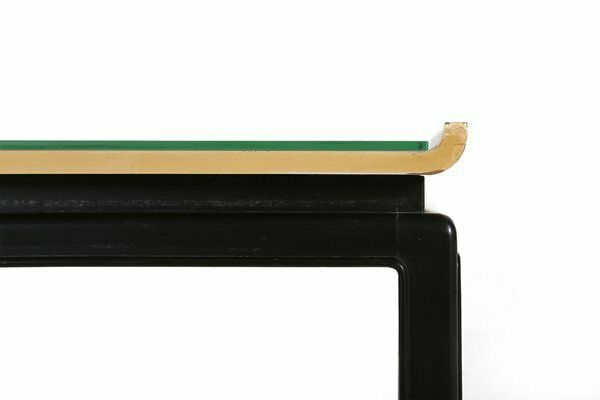Vintage Belgian Painted Coffee Table By De Coene Frères, 1950s photo for sale