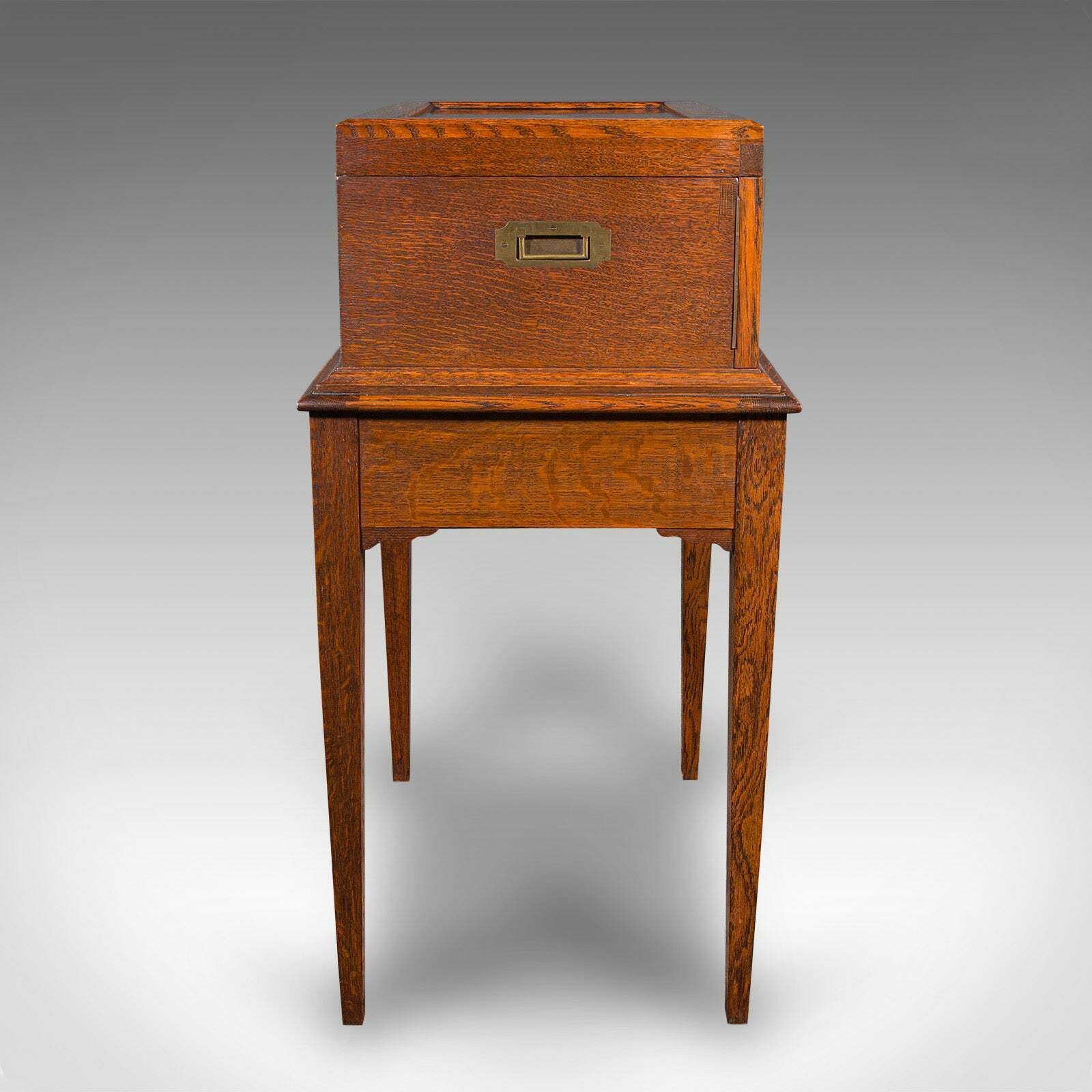 Antique 154pc Canteen On Stand, English, Oak, Mappin & Webb, Cutlery, Edwardian photo Home Decor