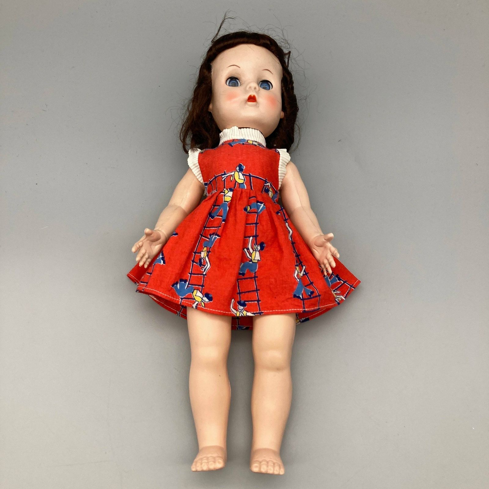 Roddy Vintage Walking Doll In Original Clothes   14" Tall   Numbered Limited Edition photo furniture
