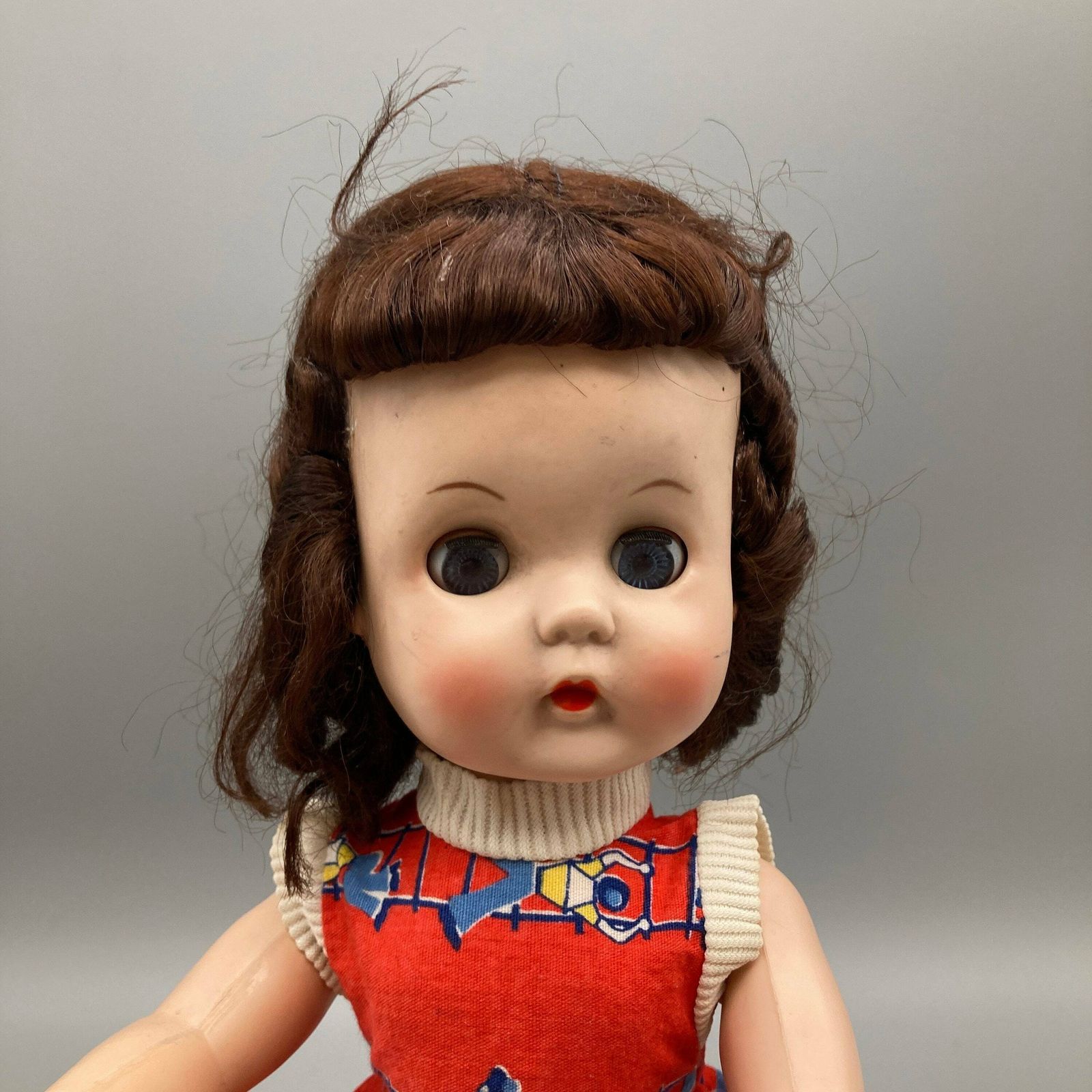 Roddy Vintage Walking Doll In Original Clothes   14" Tall   Numbered Limited Edition photo Art