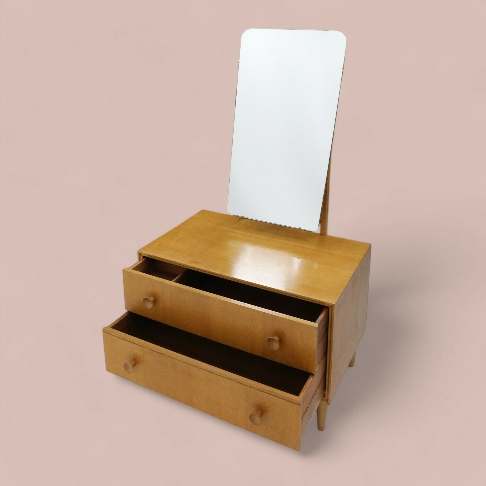 photo vintage Meredew Retro Dressing Chest Shaped Adjustable Mirrors Free Nationwide Delivery