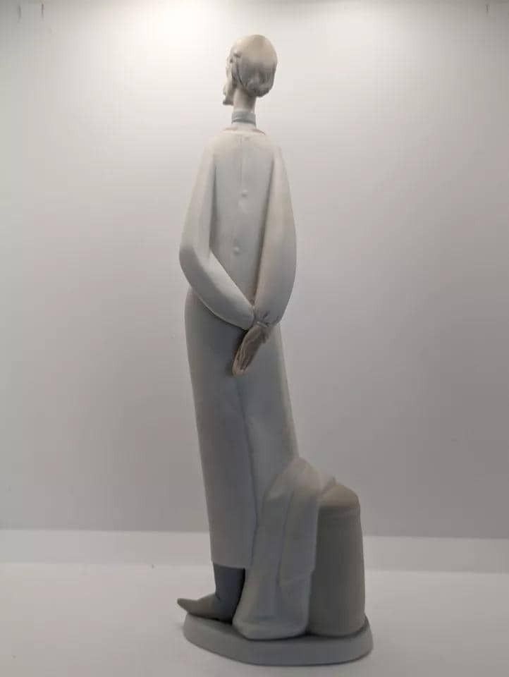 Early Lladro Porcelain Doctor Figurine Rare Matte Finish photo Art