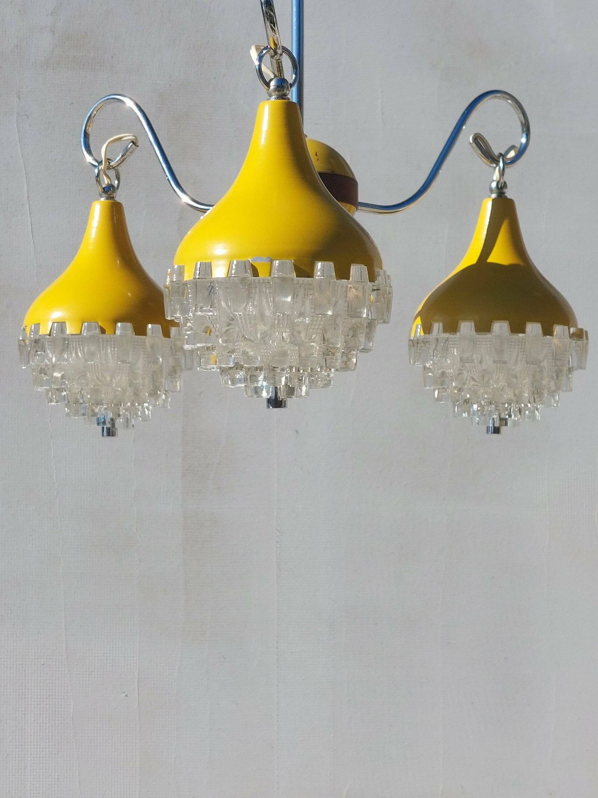 Retro Pendant Lamp /Retro Ceiling Light/Space Age Pendant Lamp/Space Age Chandelier/Mcm Pendant Lamp/Vintage Chandelier/Pineapple Shape/70's photo buy